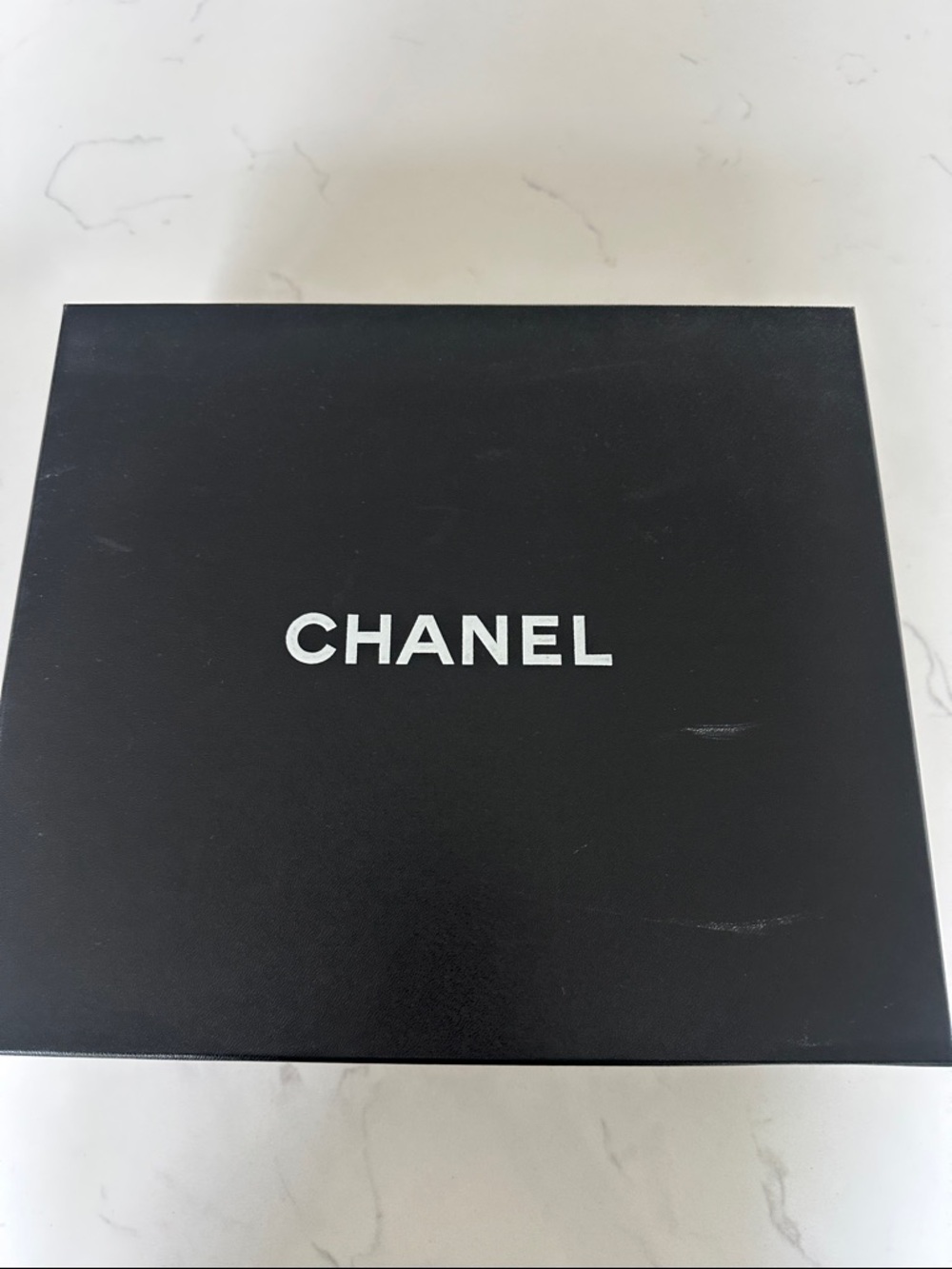 CHANEL Gray Suede Ankle Booties with Black Cap Toe - Picture 6 of 8